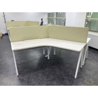 퍼시스 인에이블 120도책상세트[3인석 파티션포함]